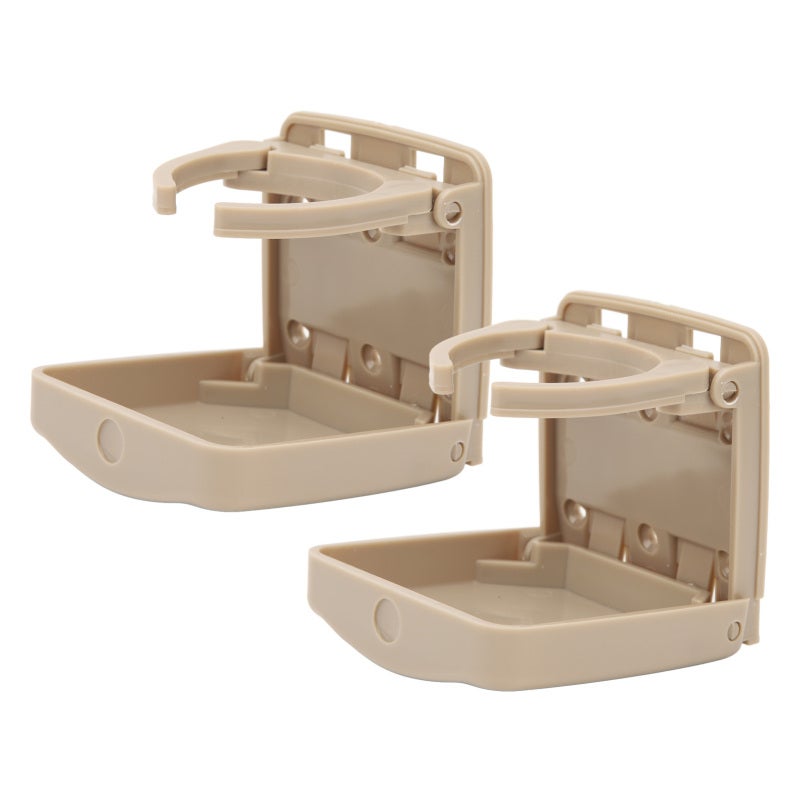 Foldable Car Cup Holder 3-Inch Adjustable Retainer Arms Vehicle Drink Holder - Space Saving Folding Automotive Cup Holders for RV - Image 5