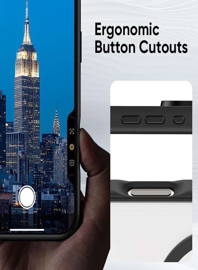 FLOLAB Surtect Tri-Fusion Magnetic for iPhone 16 Pro Max Case Protective Slim Design Magsafe Compatible Military Grade - Black Matte Translucent - Image 2