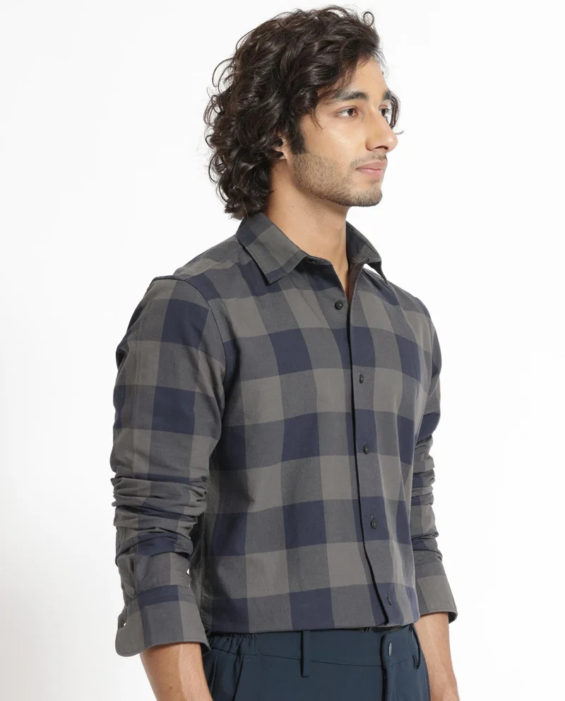 Rare Rabbit Men's Gingham Check Shirt