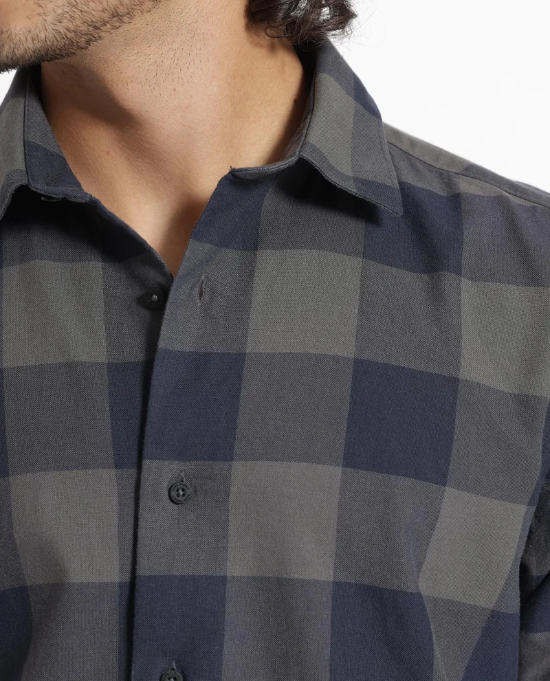 Rare Rabbit Men's Gingham Check Shirt
