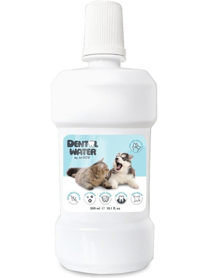 mpets Dental Water for Dogs & Cats 300ml - Image 1