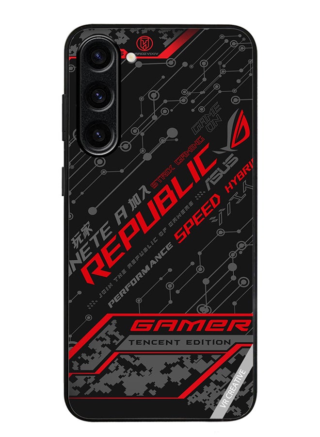 VR CREATIVE Protective Case Cover For Samsung Galaxy S23 FE Gamer Tencent Edition Design Multicolour - Image 1