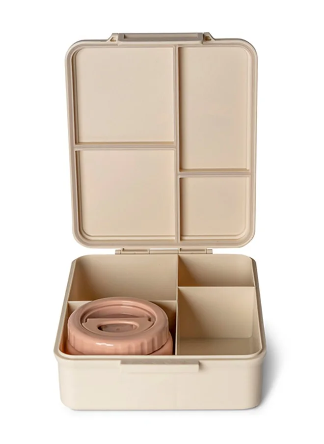 سترون Grand Lunchbox With 4 Compartments For Kids - Includes 1 Thermos Food Jar, Leak Proof And Bpa Free Lunch Box For Kids - Ballerina