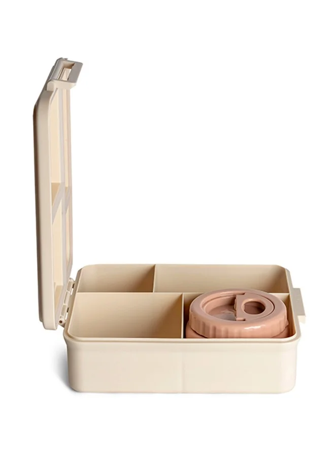 Citron Grand Lunchbox With 4 Compartments For Kids - Includes 1 Thermos Food Jar, Leak Proof And Bpa Free Lunch Box For Kids - Ballerina