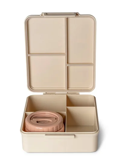 Citron Grand Lunchbox With 4 Compartments For Kids - Includes 1 Thermos Food Jar, Leak Proof And Bpa Free Lunch Box For Kids - Ballerina