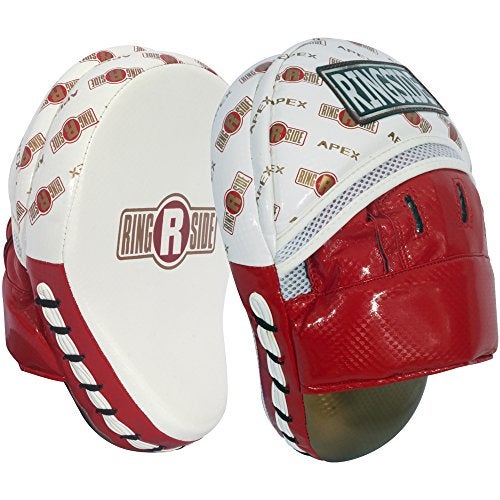 Ringside Apex Boxing MMA Punch Mitt (One Size) , White/Blue - Image 4