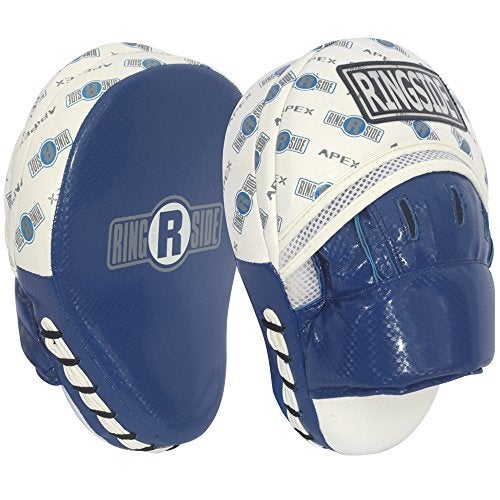 Ringside Apex Boxing MMA Punch Mitt (One Size) , White/Blue - Image 1