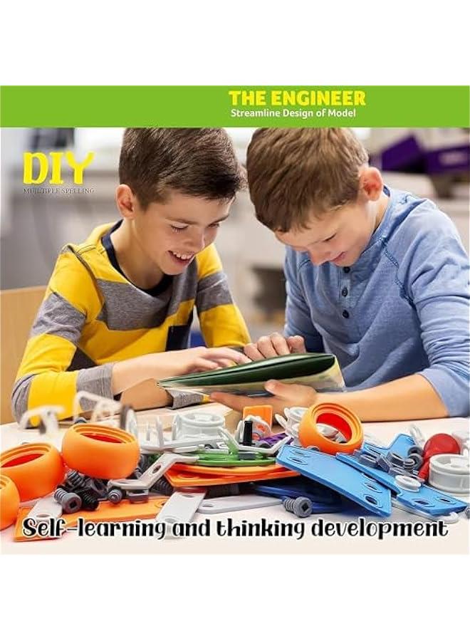 MIXDE Play a lot Building Toys for Boys Age 6-8 Year Old Boy Gift Best Educational Toys for Kids 5-7 Stem Building Toy for Boys 8-12 Engineering Building Kit Toys for 6 7 8 9 10 yr Old Birthday Gift - Image 2