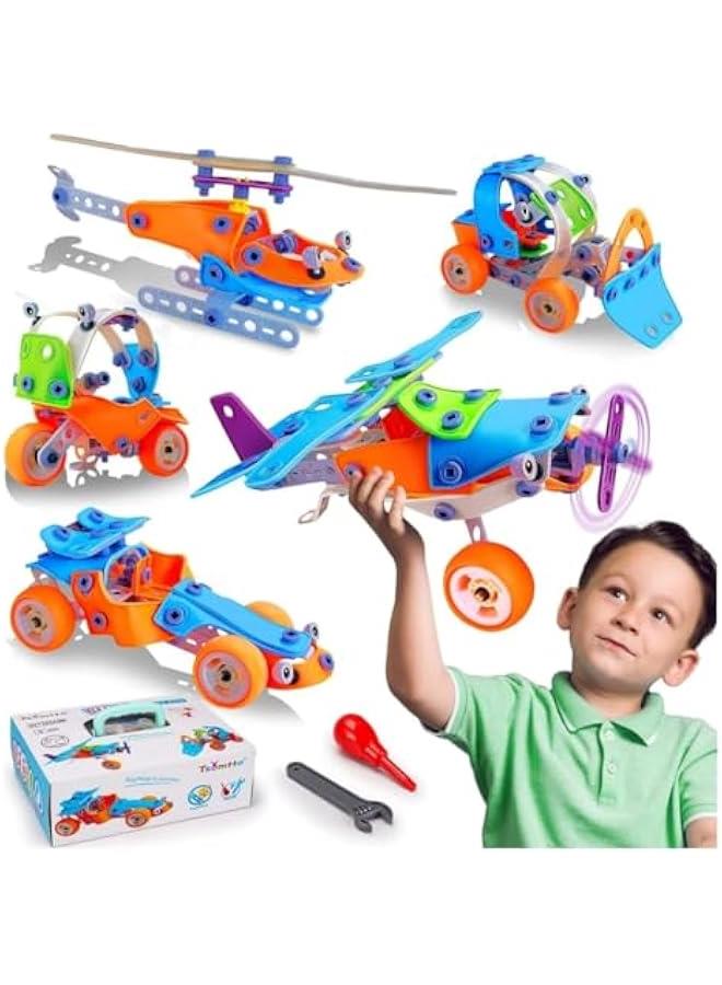 MIXDE Play a lot Building Toys for Boys Age 6-8 Year Old Boy Gift Best Educational Toys for Kids 5-7 Stem Building Toy for Boys 8-12 Engineering Building Kit Toys for 6 7 8 9 10 yr Old Birthday Gift - Image 1