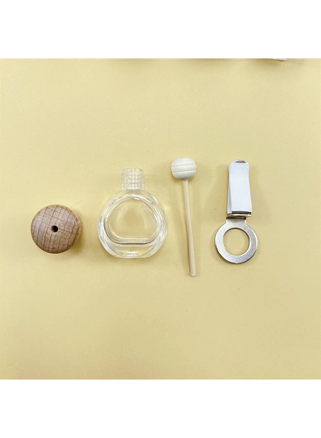 2 السيارة معطر الهواء زجاجة الناشر مع مقطع تنفيس العطور زجاجات زجاجات مقطع العطر العطر العطرية المعطرة زجاجات ناشر السيارة ديكورات مخرج تخلص من السيارة - Image 4