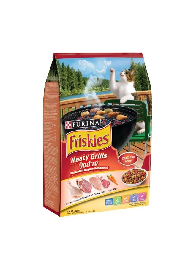 فريسكس بورينا فريسكيس اللحوم المشويه طعام قطط جاف 1.2 كجم