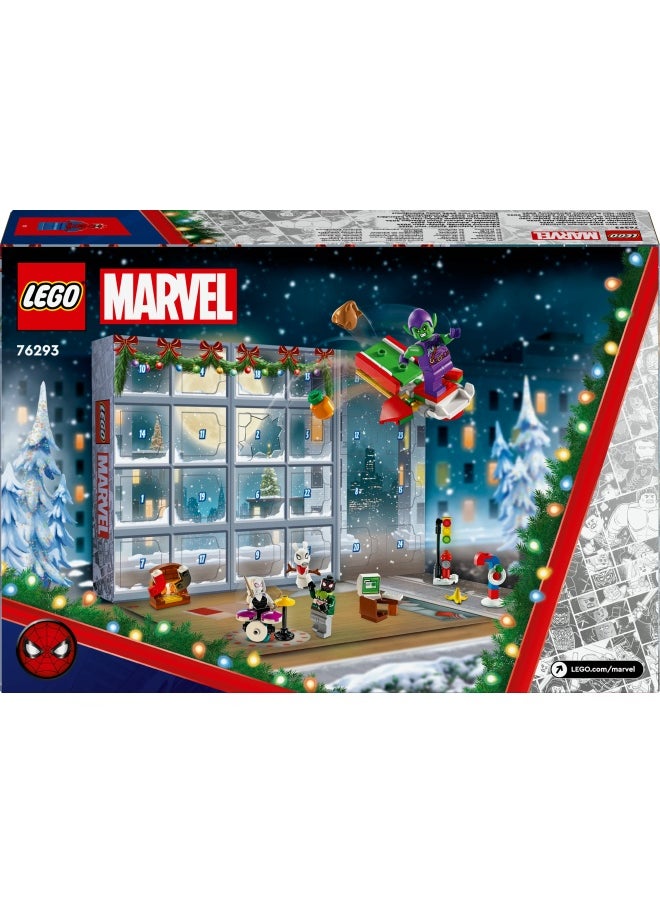 LEGO Marvel Spider-Man Advent Calendar 2024, Buildable Christmas Countdown Toy for Kids, with 24 Super Hero Surprises Including 5 Minifigures, Festive Gift for 7 Plus Year Old Boys and Girls 76293  - Image 2