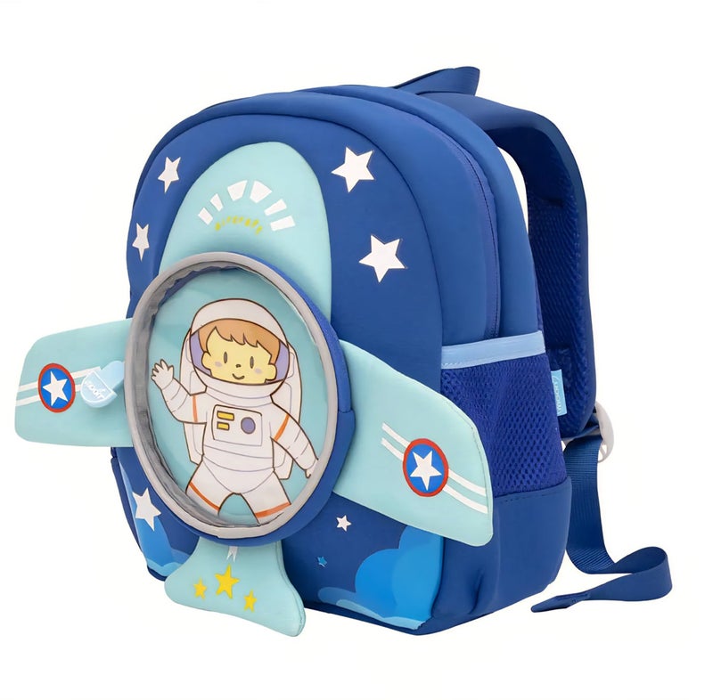Astronaut Style Kids Space Backpack - Lightweight Shoulder Bag for Travel Book Bag Preschool and Kindergarten - Boys and Girls - Image 1