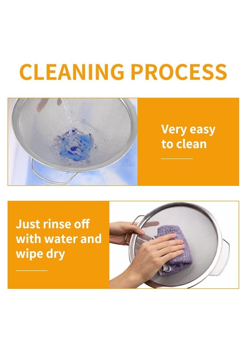 كابتن تيك Fine Mesh Paint Strainer, 60 Mesh Stainless Steel Paint Filter Emulsion Honey Funnel Filter Cover Fits 5 Gallon Paint Bucket Filter Tool Insert Strains (2 Piece) - Image 5