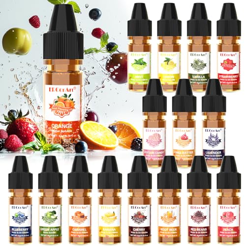 ERCorArt Food Flavoring Oil  16 Liquid Lip Gloss Flavoring Oil Concentrated Candy Pineapple Lavender Vanilla Extract Flavor Oil for Baking Cooking Drinks Slime Making Water  Oil Soluble  025 Fl Oz - Image 1