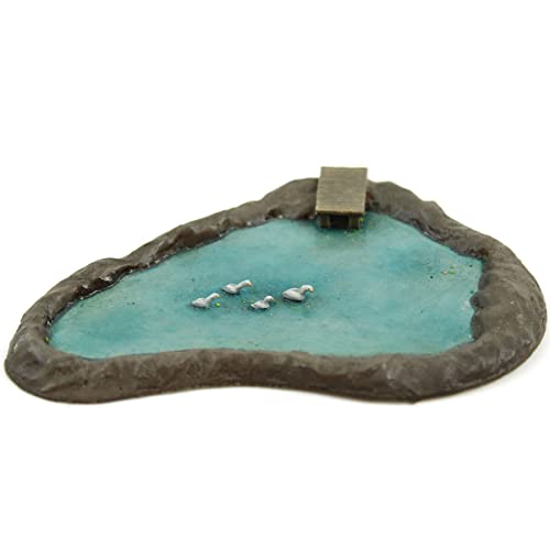 WWS Duck Pond OO/HO Gauge Unpainted by WWS – Model Railway, Diorama, Scenery, Countryside - Image 1