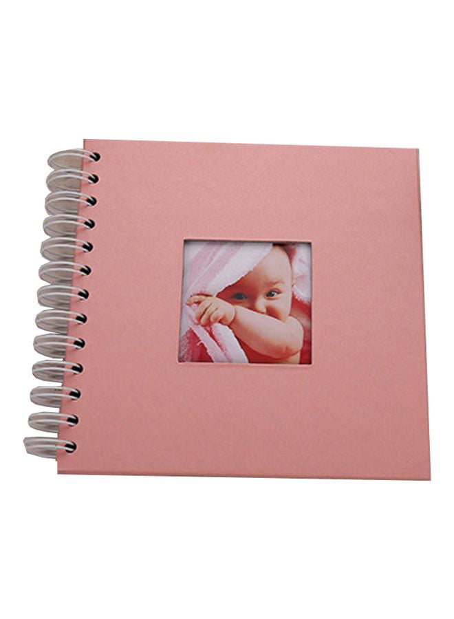Loquat 20-s DIY Memory Book Photo Album Pink 17.5 x 17.5cm - Image 1