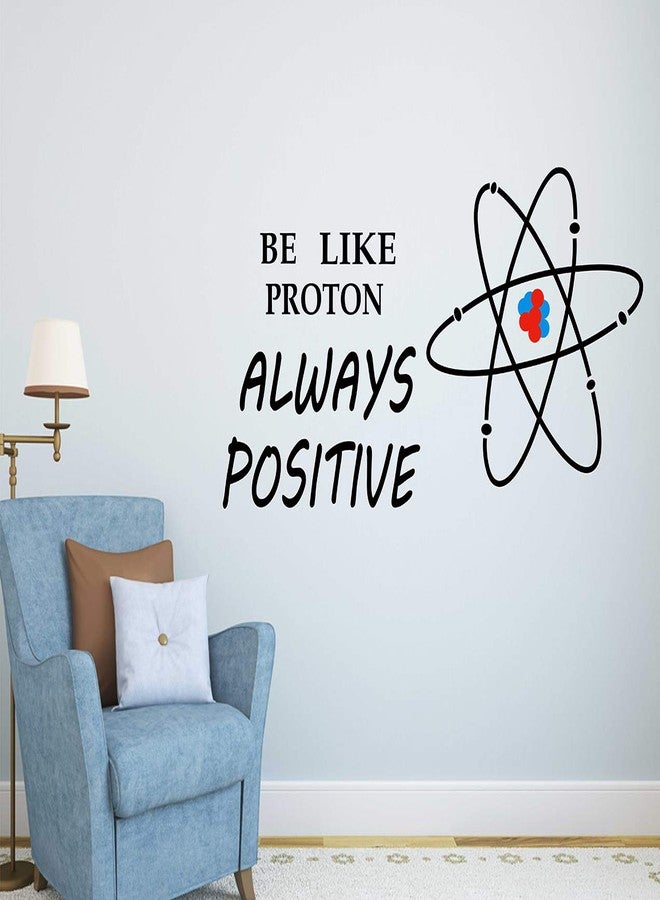LANS WALLSTICKY BE Like Proton Positive Quote Sticker - Image 2