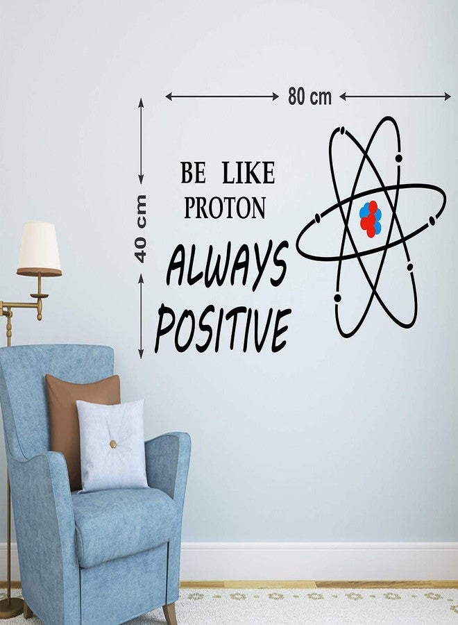 LANS WALLSTICKY BE Like Proton Positive Quote Sticker - Image 3