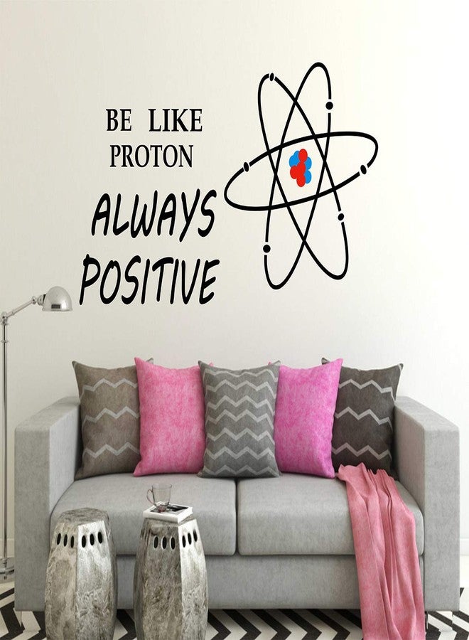 LANS WALLSTICKY BE Like Proton Positive Quote Sticker - Image 1