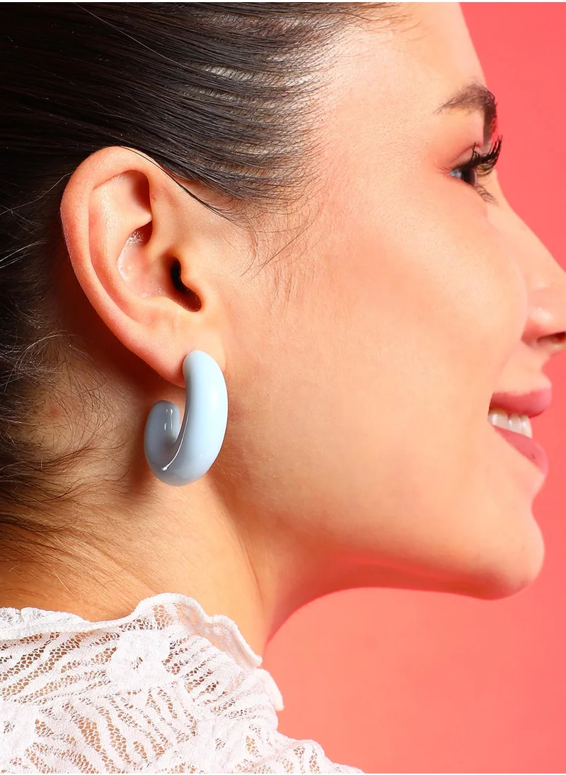 SOHI Chunky Hoop Earrings