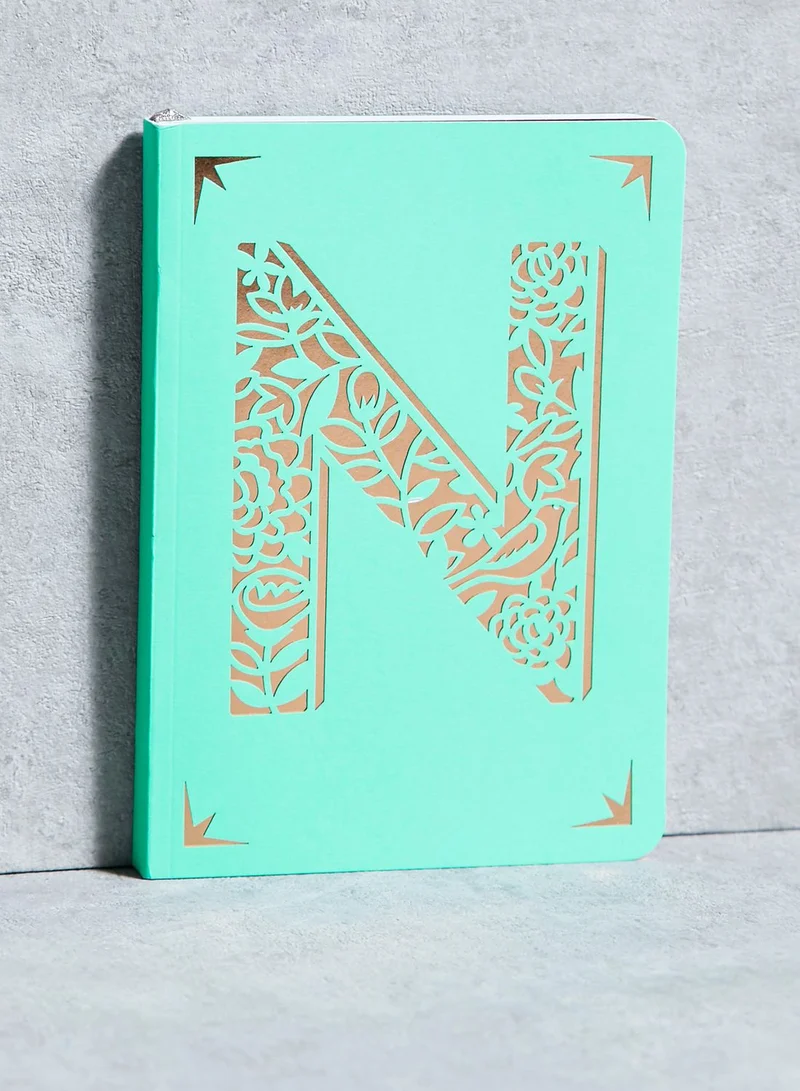 PORTICO DESIGNS A6 Monogram N Notebook