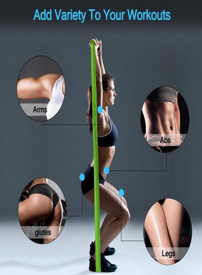 Wearslim® Professional Latex Resistance Bands Set of 3 for Workout, Yoga, Pilates & Physiotherapy | Stretch Exercise Bands for Legs, Glutes, Thighs & Full Body Training (1.5 Meter Each) - Image 4