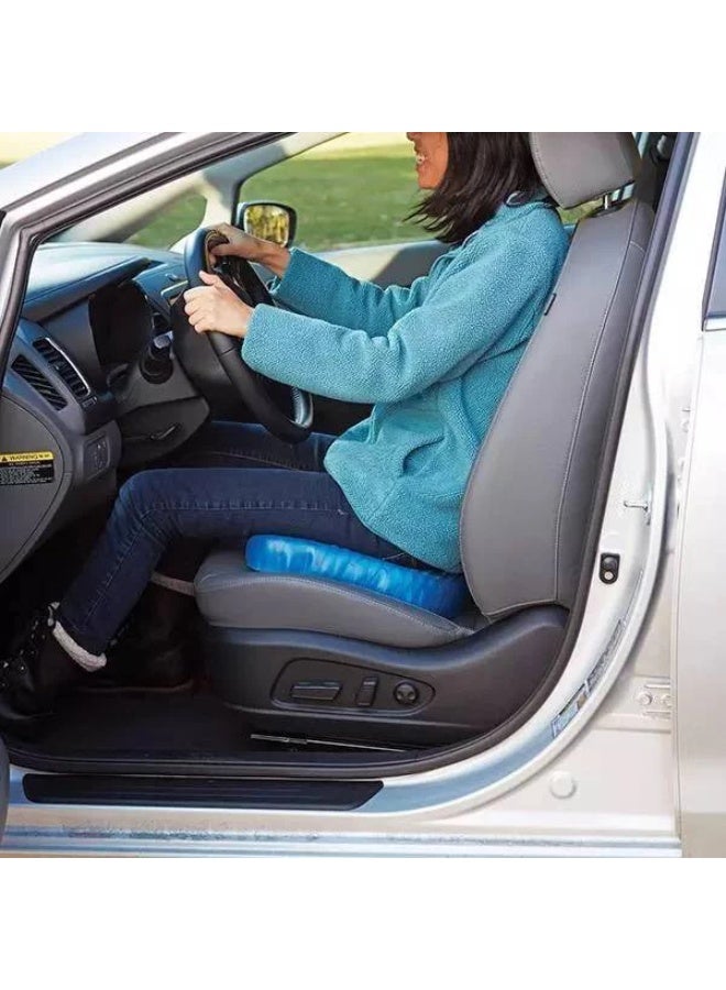 وسادة إيج سيتر جل تبريد من إسفنج الذاكرة - دعم مريح للرقبة، مضاد للحساسية وجيد التهوية - قطعة واحدة، أزرق - Image 4