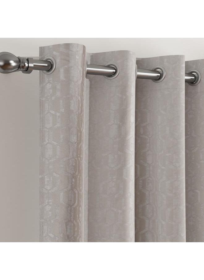 ECO - Era Reza 2 Piece Jacquard Curtain Set 140X240 Cm - Image 1