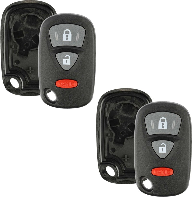 KeylessOption 2x Keyless Option Remote Car Key Fob Shell Case For Suzuki (KBRTS005) - Image 1