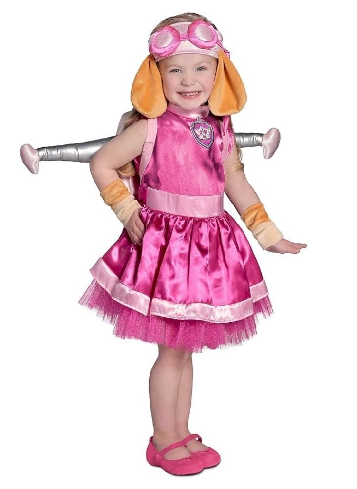 Premium Paw Patrol Skye Dress – Official Pink Pilot Costume for Kids - Image 1
