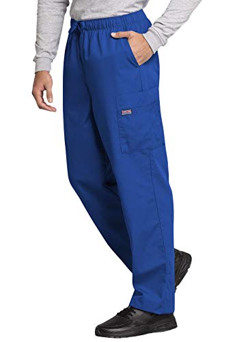 Cherokee Men's Big and Tall Originals Cargo Scrubs Pant, Royal, XX-Large - Image 3