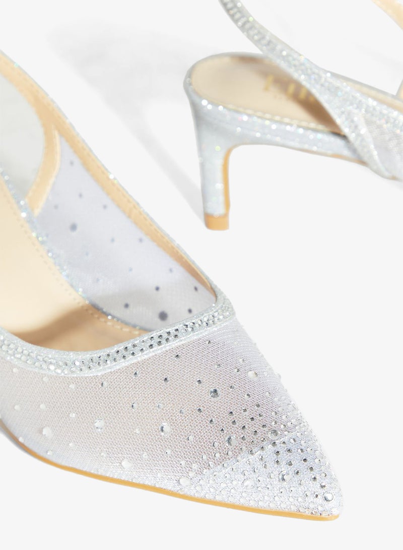 ايلا ليمتد اديشن حذاء بكعب عالي واصابع مدببة - Image 4