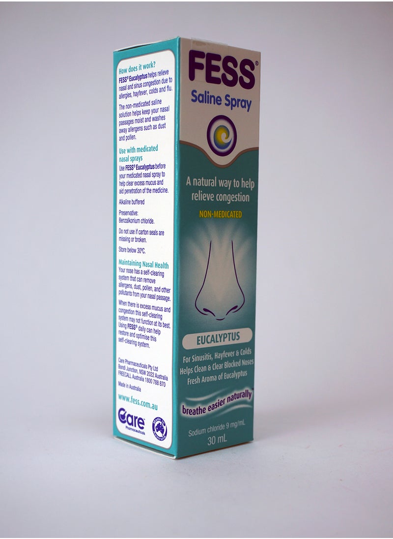 FESS Eucalyptus Saline Nasal Spray-30Ml  - Image 2