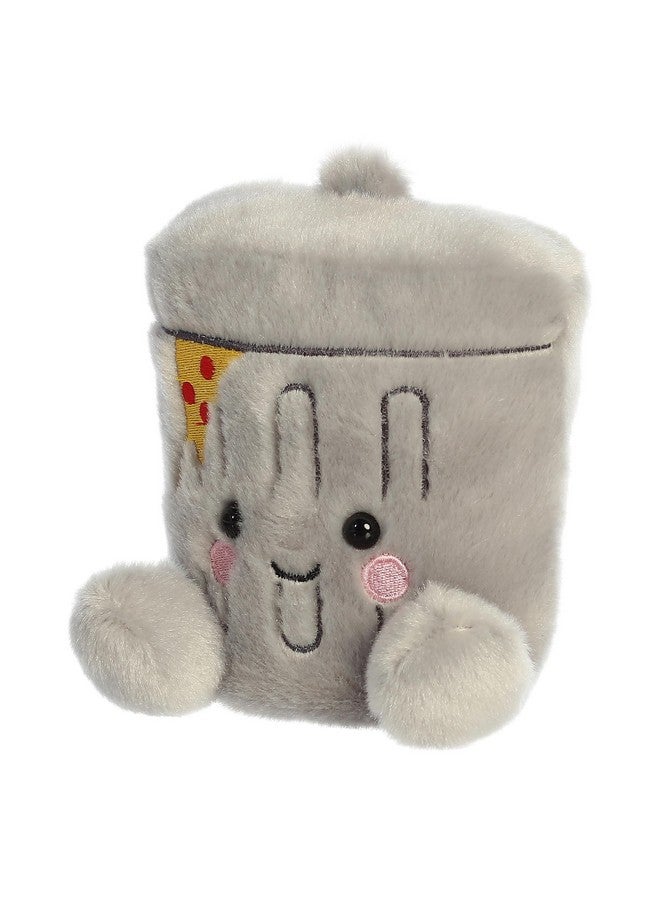 Aurora® Adorable Palm Pals™ Garbanzo Trashcan™ Stuffed Animal - Fun Collectible Plush for Kids and Adult Collectors - Perfect for Decorating Rooms and Birthday Gifts - Gray 5 Inches - Image 5
