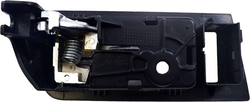 PT Auto Warehouse FO-2704MA-FL Inner Door Handle - Black Housing with Chrome Lever for Driver Side Front - Image 2