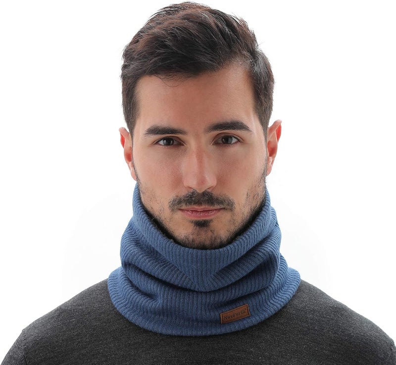 NovForth Winter Neck Warmer Men Ski, Neck Gaiter Face Scarf Women, Fleece Scarf for Men Gaiter Mask, Thick Windproof Scarves - Image 2