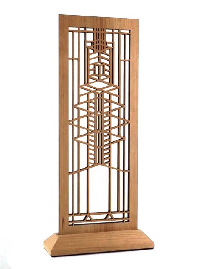 لايت ويف ليزر فرانك لويد رايت، منزل روبي، شاشة عرض صغيرة من الخشب - Image 2