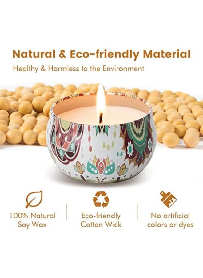 Olorvela Scented Candles For Home Scented Candles Gift Set For Women, 12 Pack Aromatherapy Candles Travel Tin Candle - Image 4