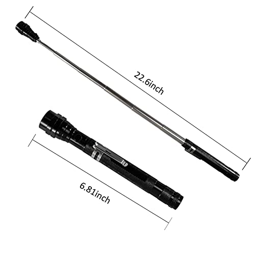 KUCHEY Magnetic Flashlight Gifts for Men Stocking Stuffers for Men Adults Pickup Tool Cool Extendable Magnet Telescoping Gadgets Christmas Birthday for Dad Him Husband Boyfriend Grandpa Handyman Mechanics - Image 4