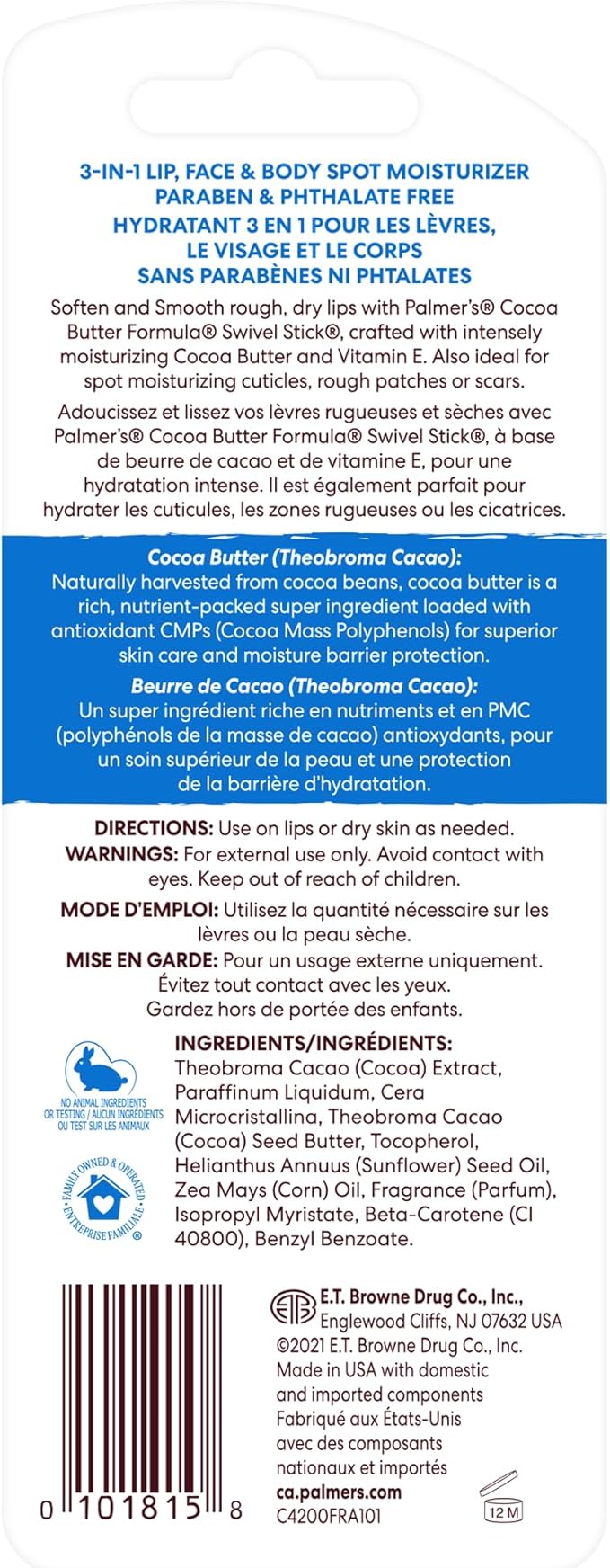 PALMER'S Palmers 4200 Palmers Cocoa Butter Swivel Stick 14g - Image 2