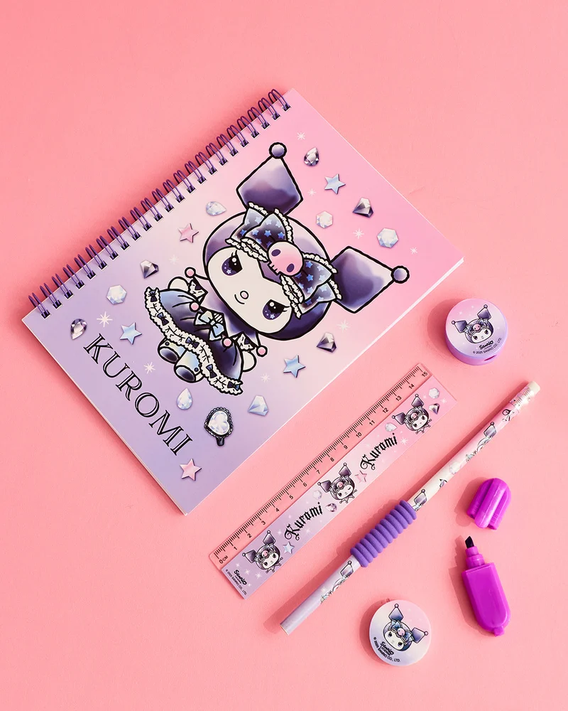 REDTAG Purple Character Stationery Set
