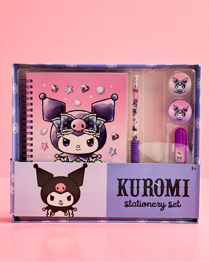 REDTAG Purple Character Stationery Set
