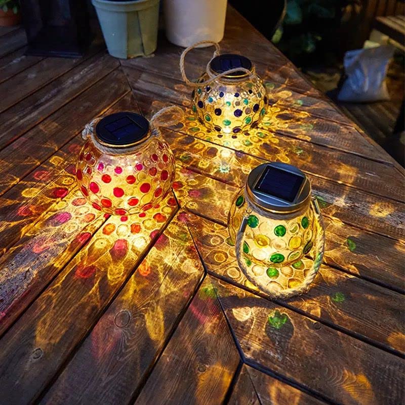 Quace Solar Mason Multi-Color Jar Light Set of 2 - Image 2
