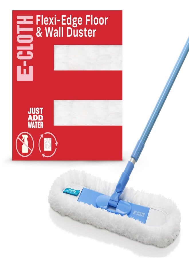 E-Cloth Flexi-Edge Floor & Wall Duster, Reusable Dusting Mop for Floor Cleaning, Floor Cleaner Ideal for Harword, Tile, Laminate and Other Hard Surfaces, 100 Wash Guarantee, 1 Pack - Image 1