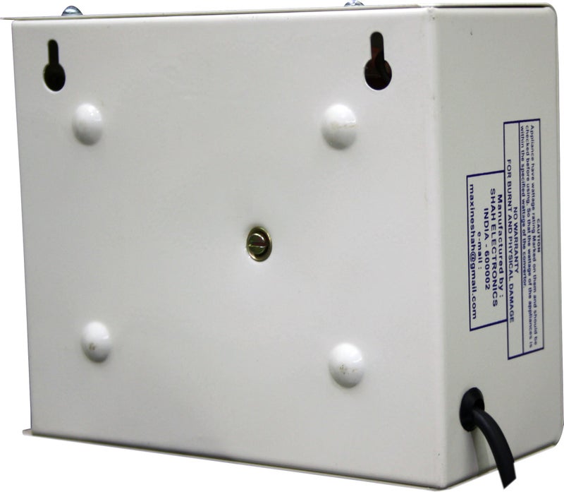 Maxine Step-up 110V to 220V Toroidal Transformer to use Indian Product in America (750 W, White) - Image 2