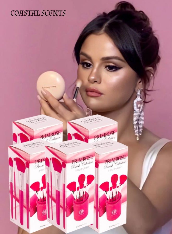 COASTAL SCENTS 5 Pieces Primrose Brush Collection - Image 1