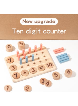 Ten-grid Array Number Sense Enlightenment Teaching Aids Addition And Subtraction Arithmetic Children's Mathematical Matching Arithmetic Board Wooden Toys-Color:Digital Pairing Arithmetic Board - pzsku/Z1AD81EBF611F3B82C7E4Z/45/1746414311/1a78f7e1-b650-4767-a9db-a6ce8b28f1d6