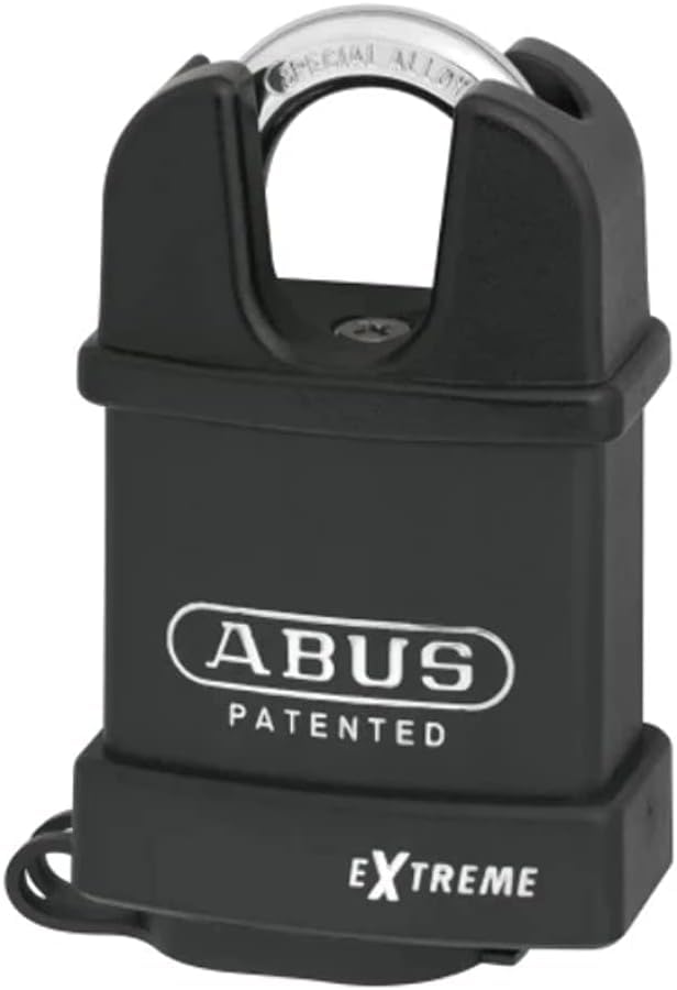 ABUS Padlock Extreme 83WPCS/53 - Weatherproof - Additional Shackle Protection - Hardened Special Steel - ABUS Security Level 8 - Black - Image 3