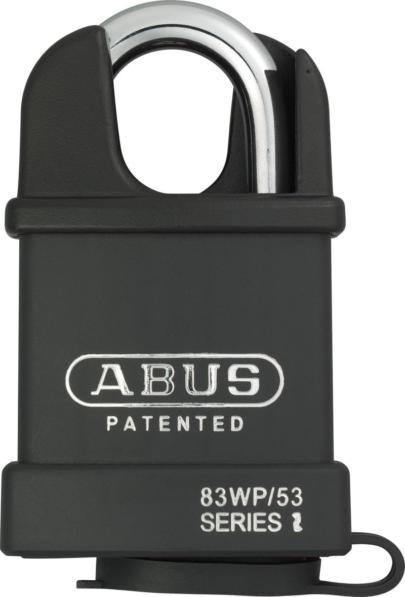 ABUS Padlock Extreme 83WPCS/53 - Weatherproof - Additional Shackle Protection - Hardened Special Steel - ABUS Security Level 8 - Black - Image 4